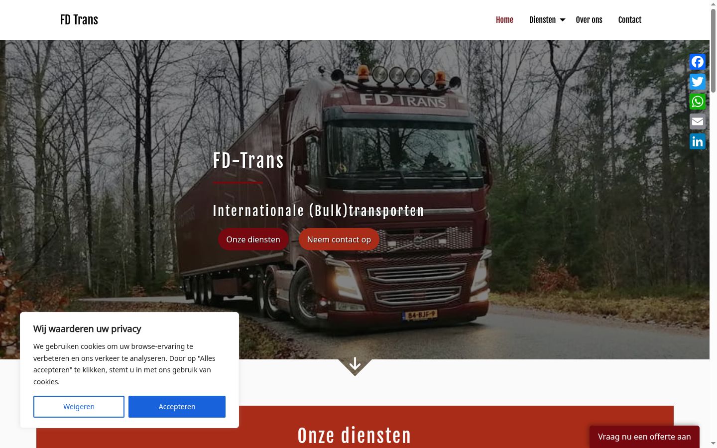 Zrzut ekranu banera zgody wyświetlanego przed jakąkolwiek interakcją