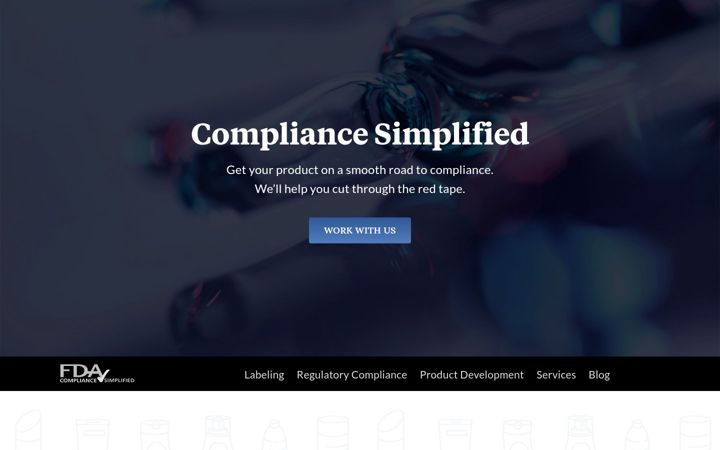 Screenshot of fdasimplified.com