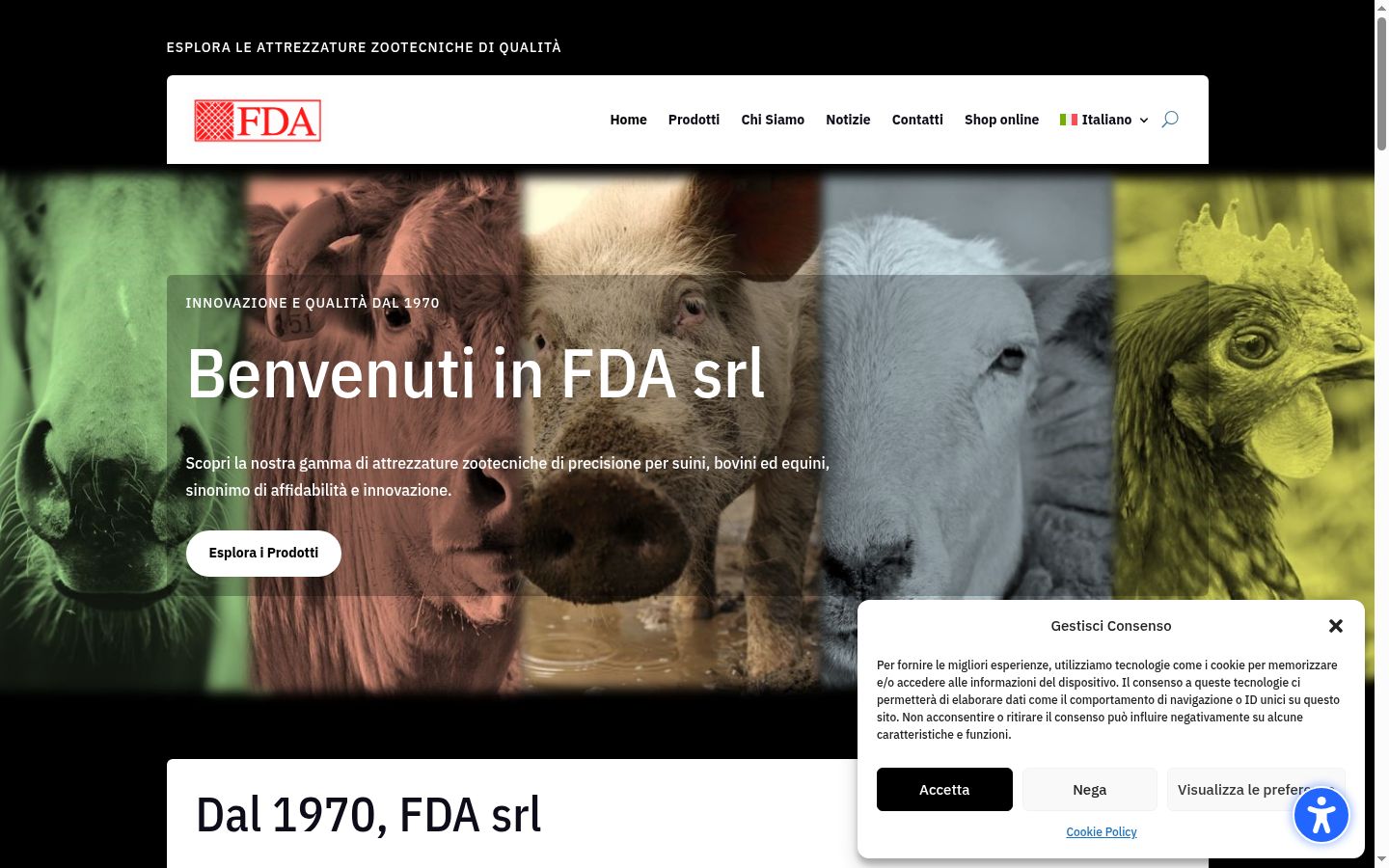 Screenshot van de toestemmingsbanner zoals getoond vóór enige interactie