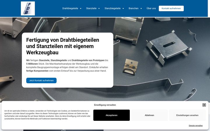 Screenshot of fdb-metallwaren.de