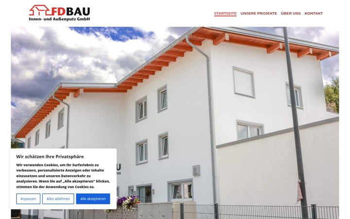 Screenshot of fdbau.de