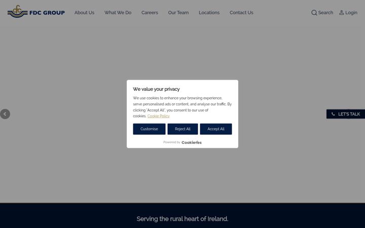 Screenshot of fdc.ie