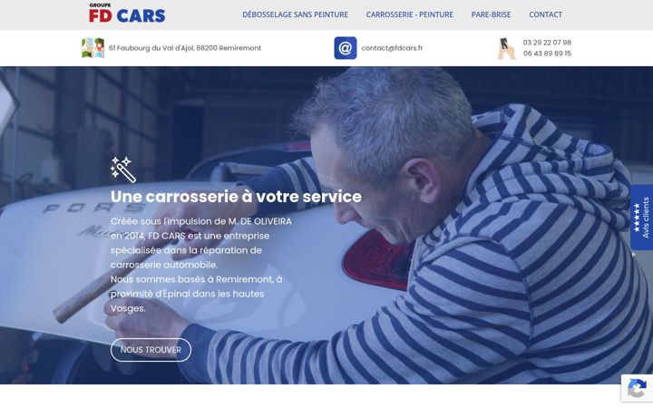 Screenshot of fdcars.fr