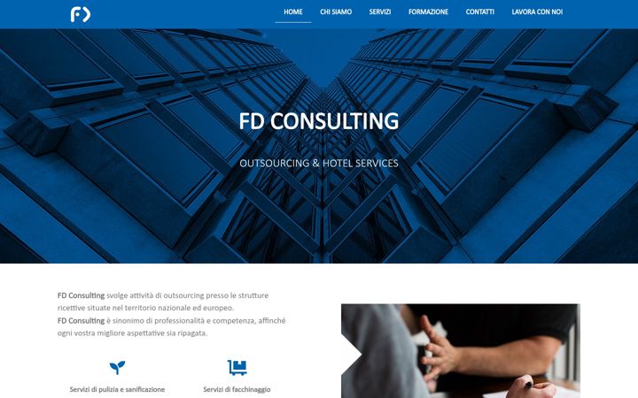 Screenshot of fdconsultingsrl.it