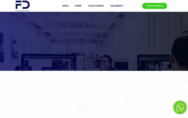 Screenshot of fdconsultoriadigital.com.br