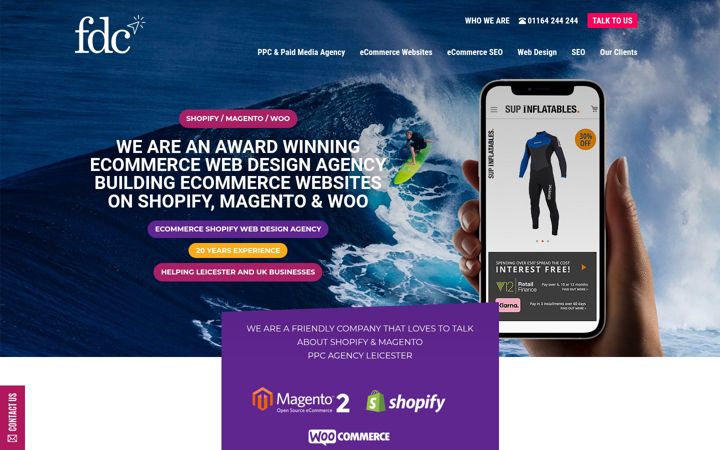 Screenshot of fdcstudio.co.uk