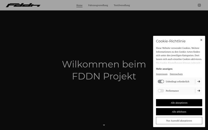 Screenshot of fddn.de