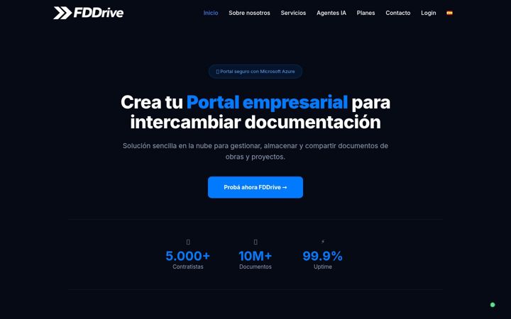 Screenshot of fddrive.com