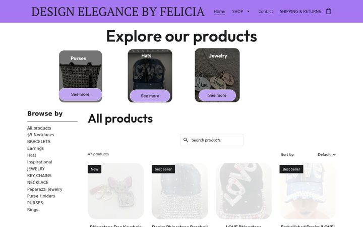 Screenshot of fdelegance.com