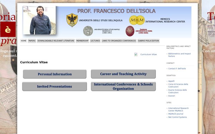 Screenshot of fdellisola.it