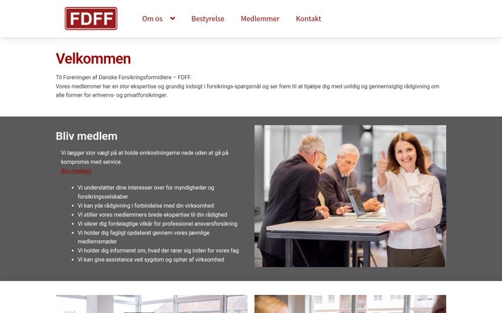 Screenshot of fdff.dk