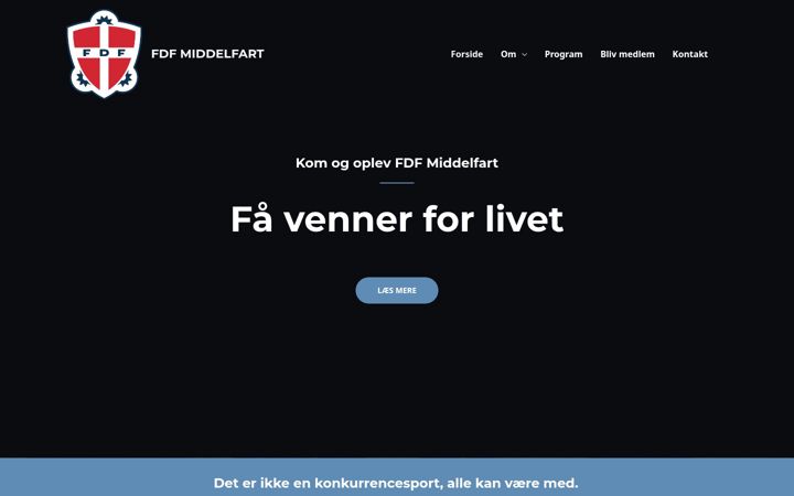 Ekraanipilt saidist fdfmiddelfart.dk