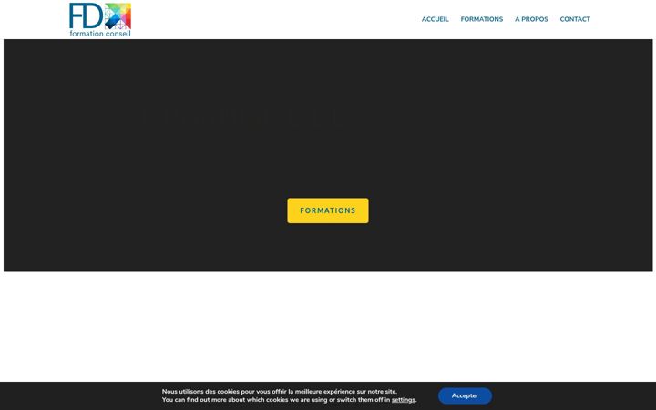 Screenshot of fdformationconseil.fr