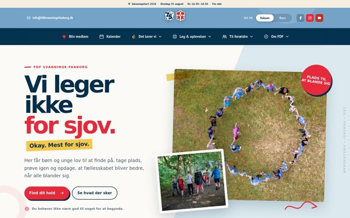 Screenshot of fdfsvanningefaaborg.dk