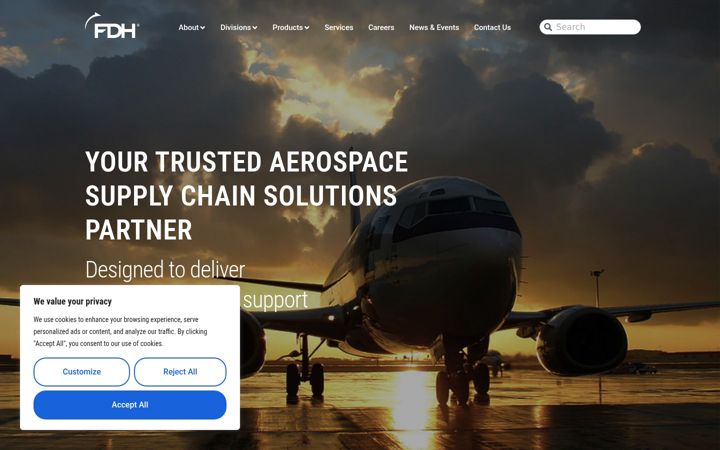 Screenshot of fdhaero.com