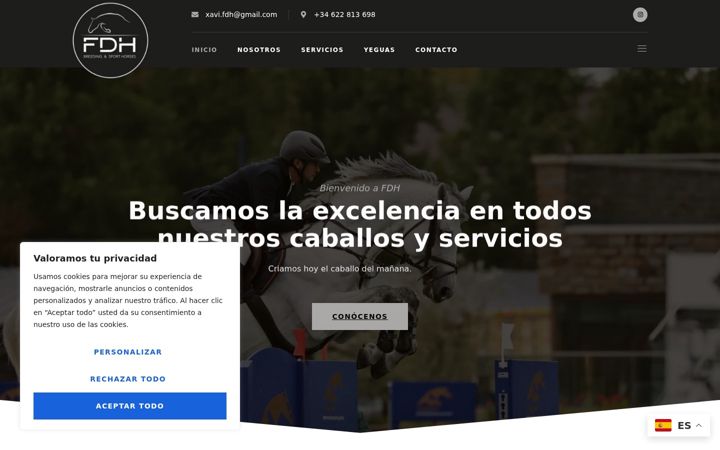 Screenshot of fdhhorses.com