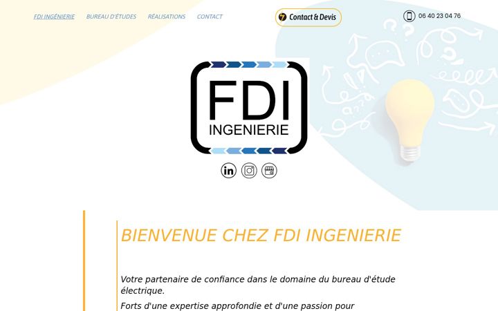 Screenshot of fdi-ingenierie.fr