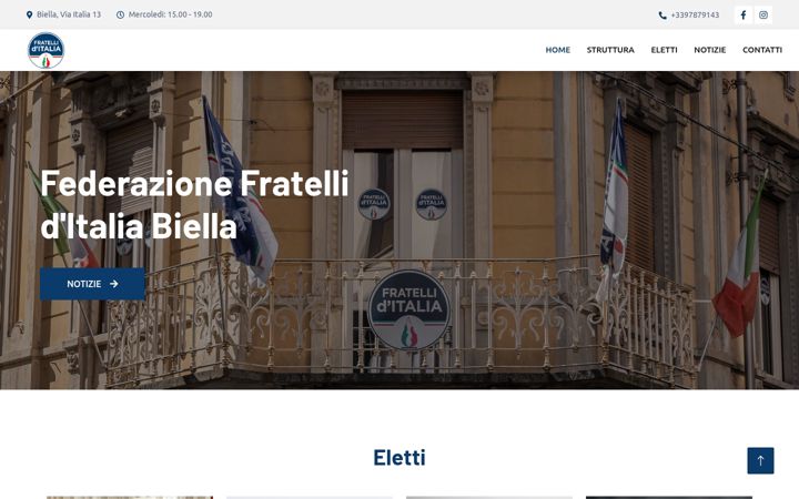 Screenshot of fdibiella.it