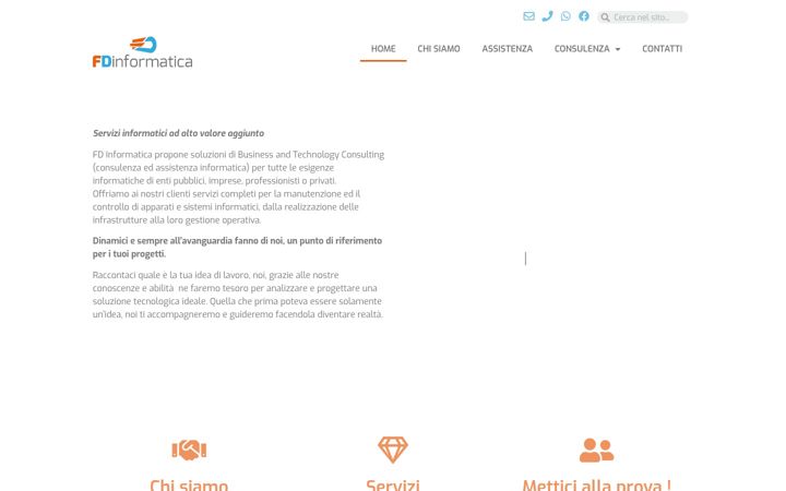 Snímek obrazovky fdinformatica.net