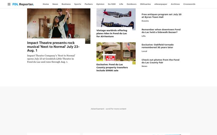 Screenshot of fdlreporter.com