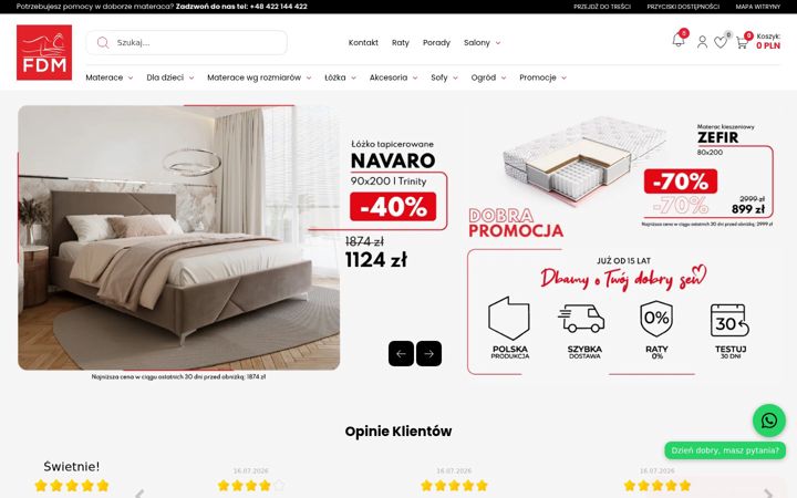 Screenshot of fdm.pl