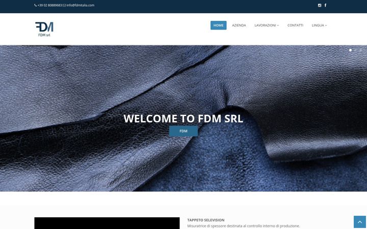 Screenshot of fdmitalia.com