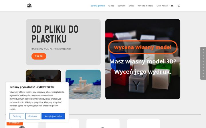 Screenshot of fdmlabs.pl