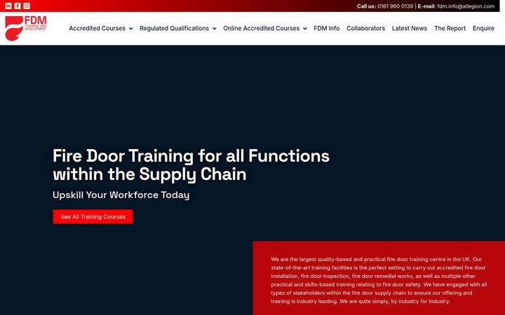 Screenshot of fdmltd.co.uk
