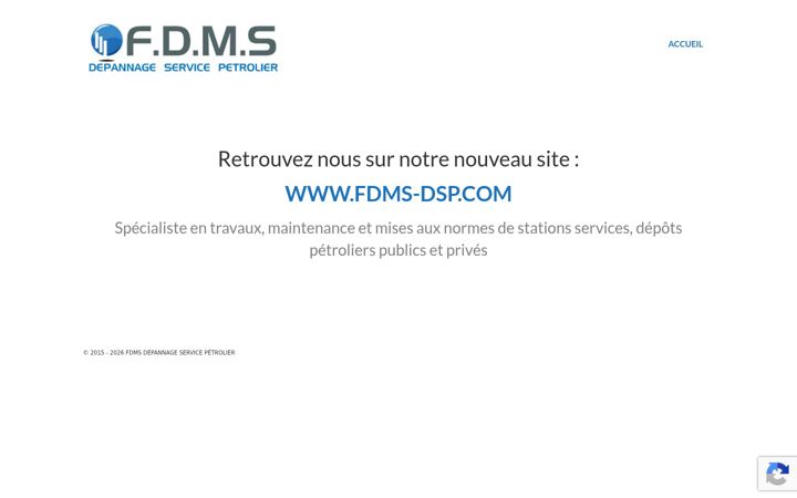 Screenshot of fdms-dsp.fr