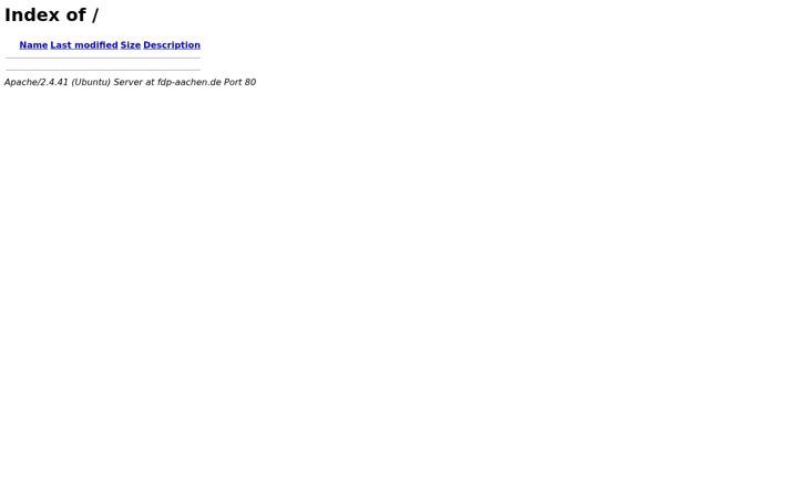 Screenshot of fdp-aachen.de