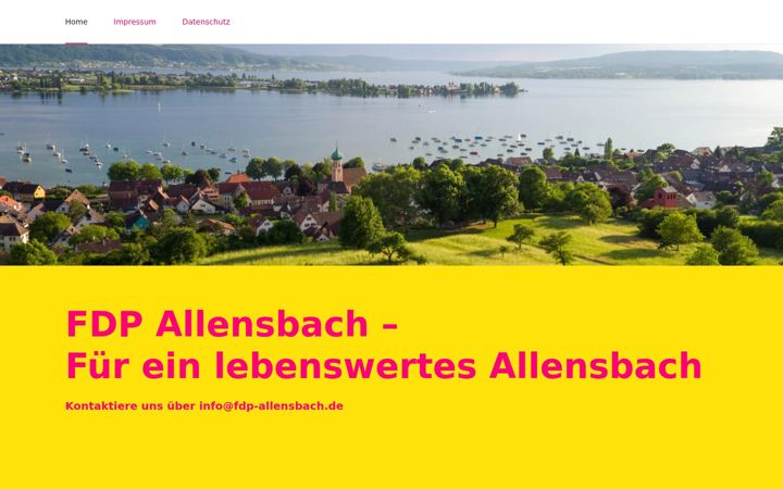 Screenshot of fdp-allensbach.de