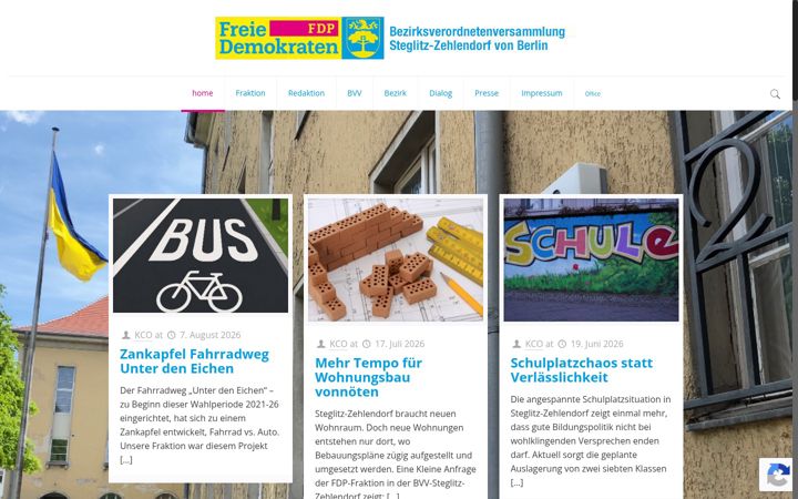 Screenshot of fdp-bvv.de