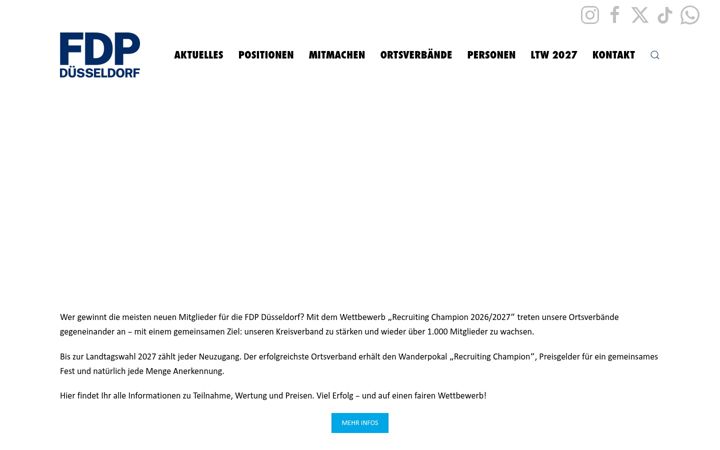 Screenshot of fdp-duesseldorf.de