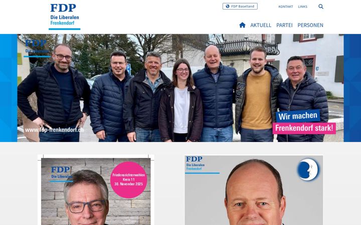 Screenshot of fdp-frenkendorf.ch