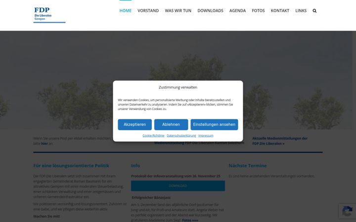 Screenshot of fdp-gempen.ch