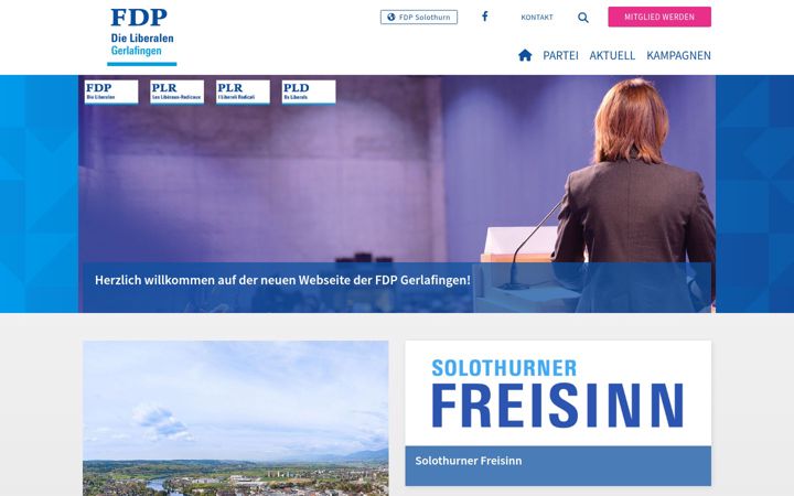 Screenshot of fdp-gerlafingen.ch
