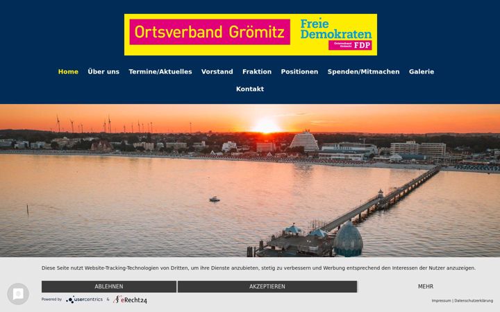 Screenshot di fdp-groemitz.de