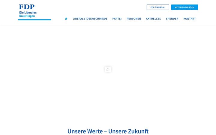 Screenshot of fdp-kreuzlingen.ch