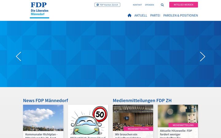 Screenshot of fdp-maennedorf.ch