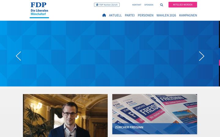Screenshot of fdp-moenchaltorf.ch