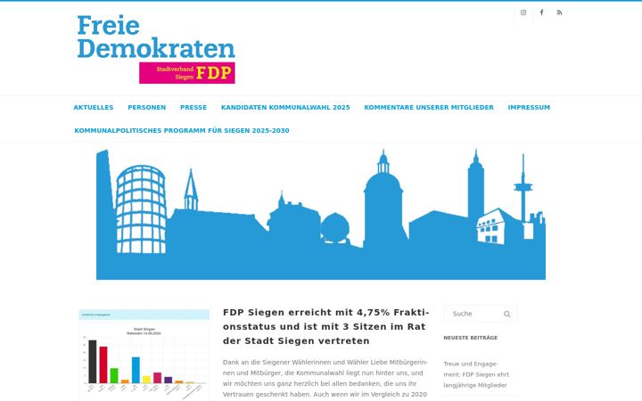 Screenshot ta' fdp-siegen.de