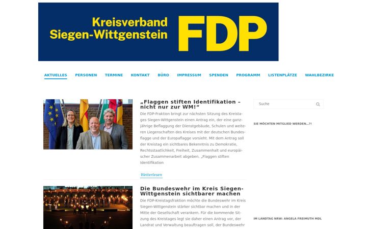 Screenshot ta' fdp-siwi.de