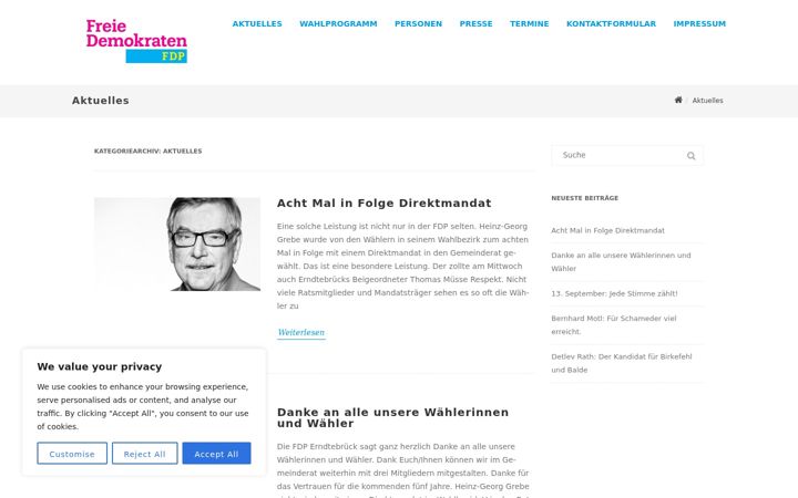 Screenshot ta' fdperndtebrueck.de
