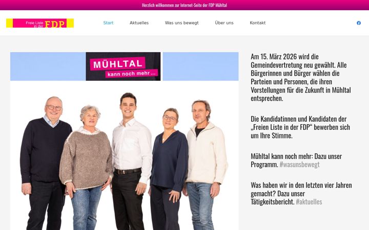 Screenshot ta' fdpmuehltal.de