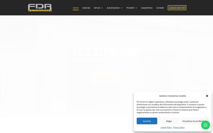 Screenshot of fdrautomazioni.it