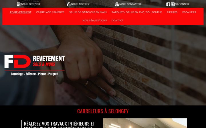 Screenshot of fdrevetement.fr