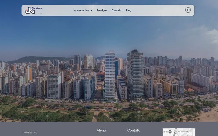 Screenshot of fdrk.com.br