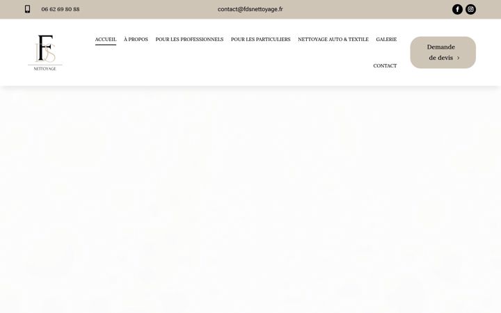 Screenshot of fds-nettoyage.fr