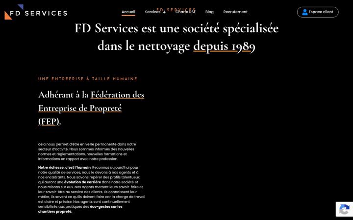 Screenshot of fdservices.fr