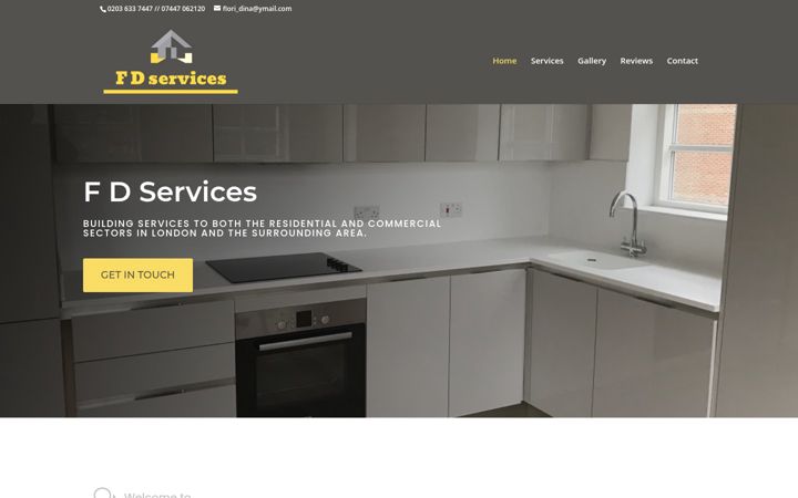Screenshot of fdservicesfulham.co.uk